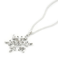 Snowflake Necklace Poster