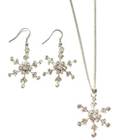 Snowflake Earrings Open