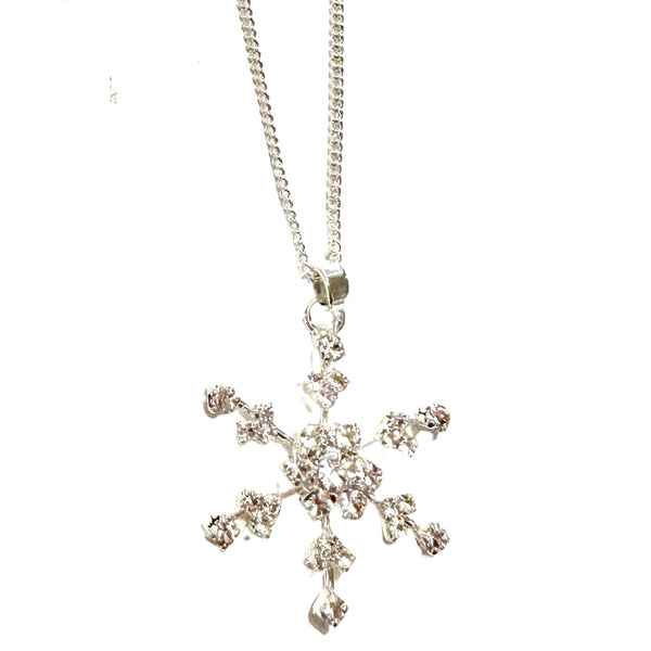 Snowflake Necklace Open