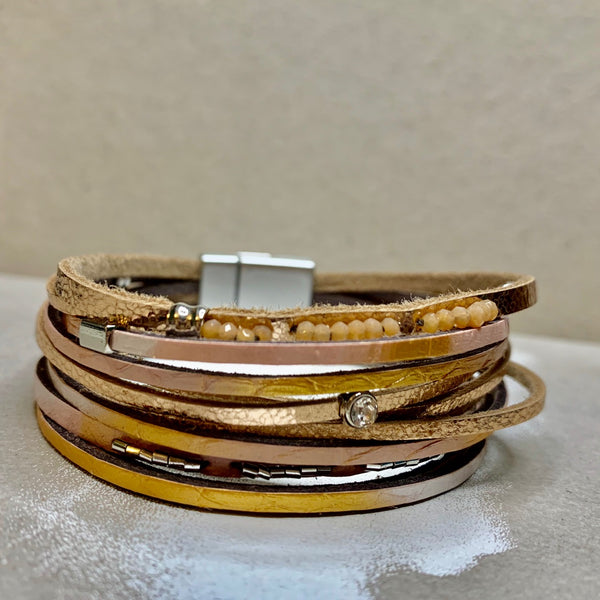 Magnetic Bracelet Lipstick Rose