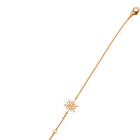 Delicate Snowflake Bracelet - silver gold rose gold plated