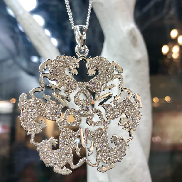 Unicorn Snowflake Necklace